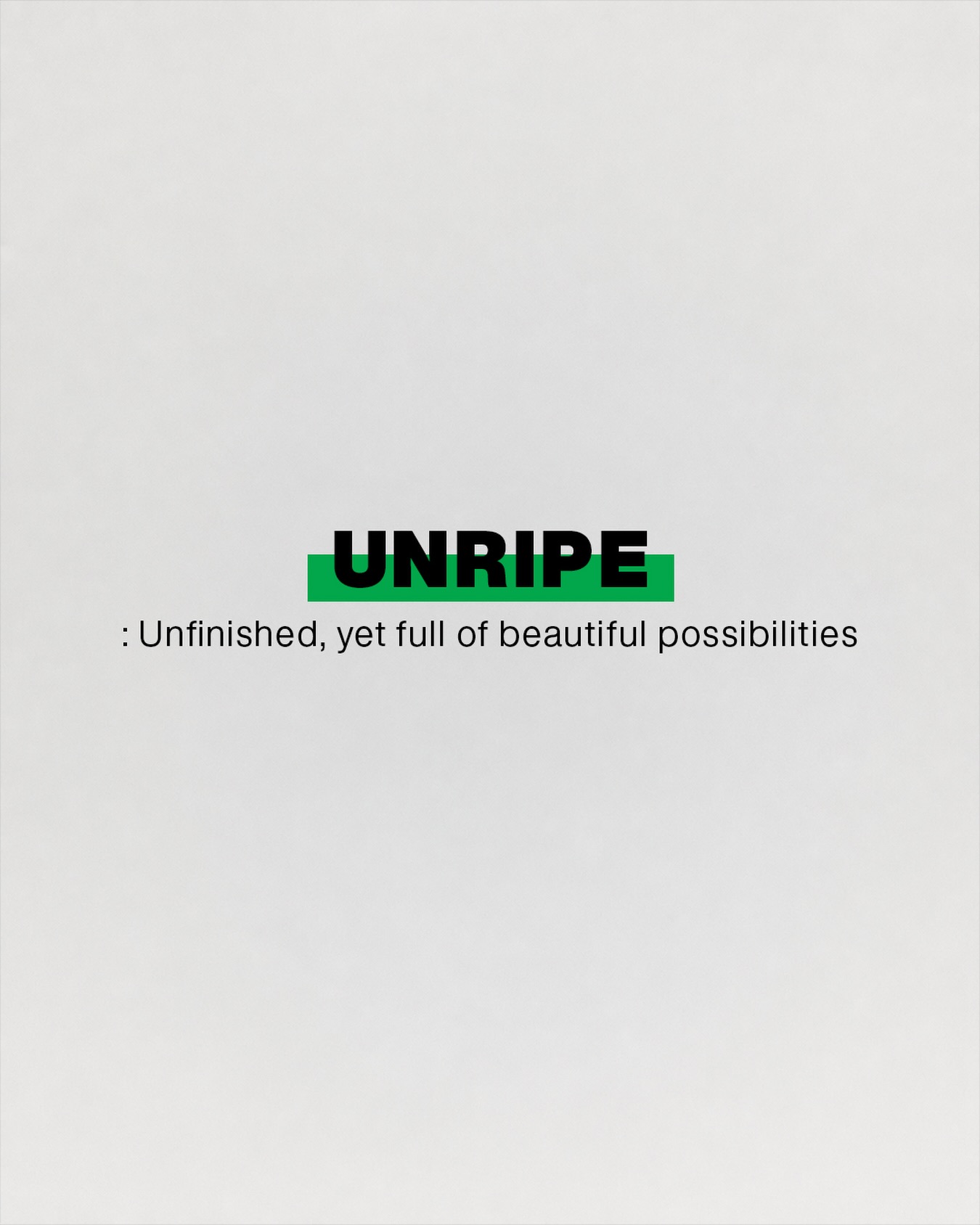 unripe_origin 品牌动态