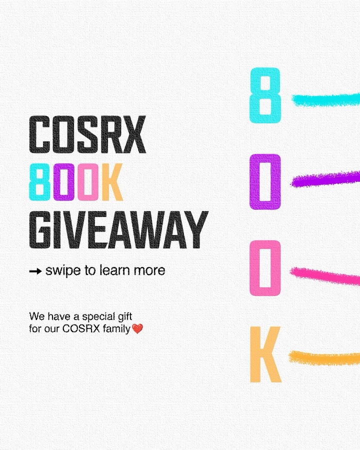cosrx 品牌动态